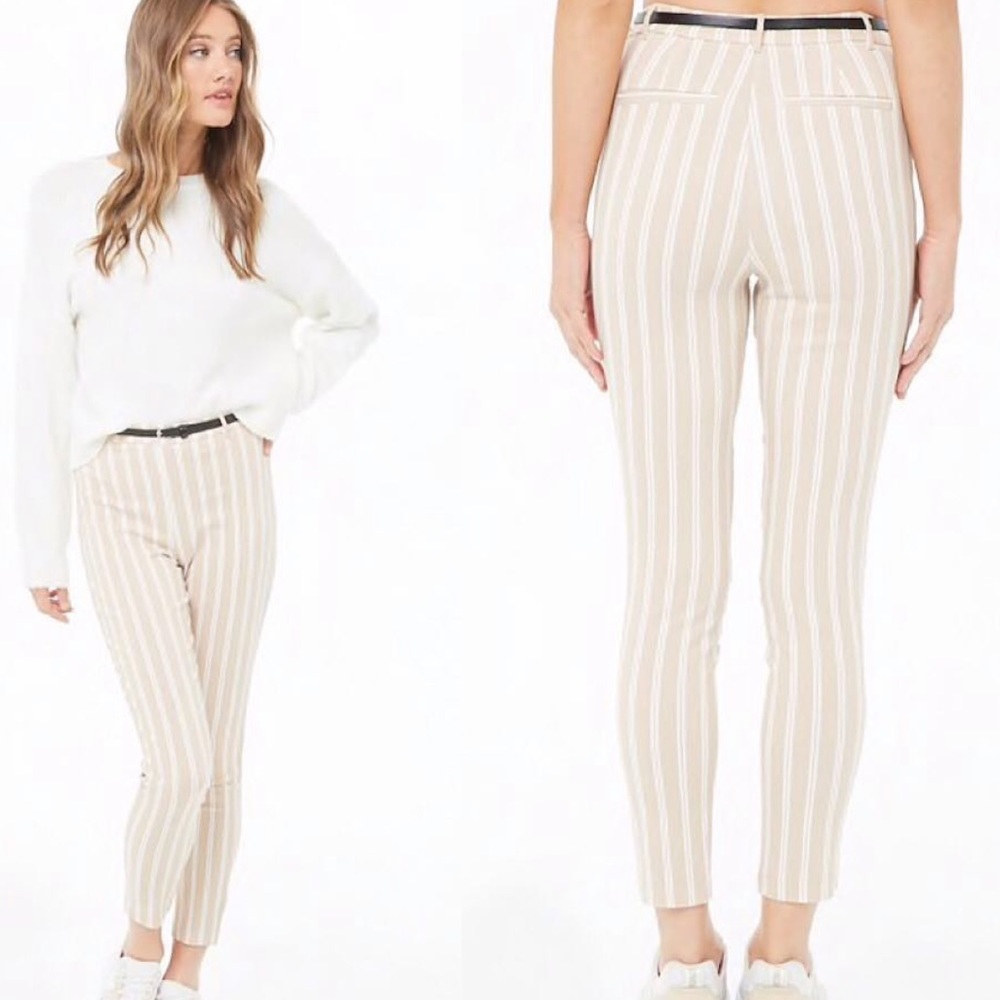 Forever 21 Belted Skinny Pant